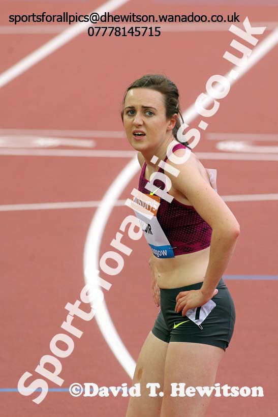 Laura Muir 800 metres Glasgow Diamond League. Photo: David T. Hewitson/Sports for All Pics